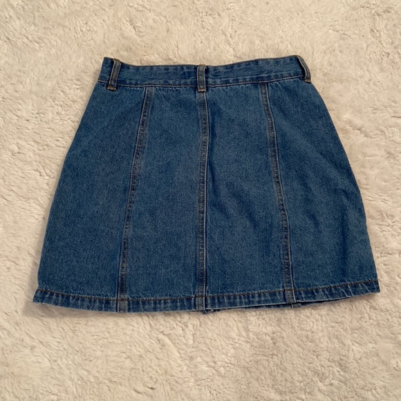 Blue Denim Mini Skirt - Picture 2 of 2